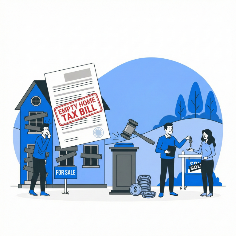 Empty home tax bill wales