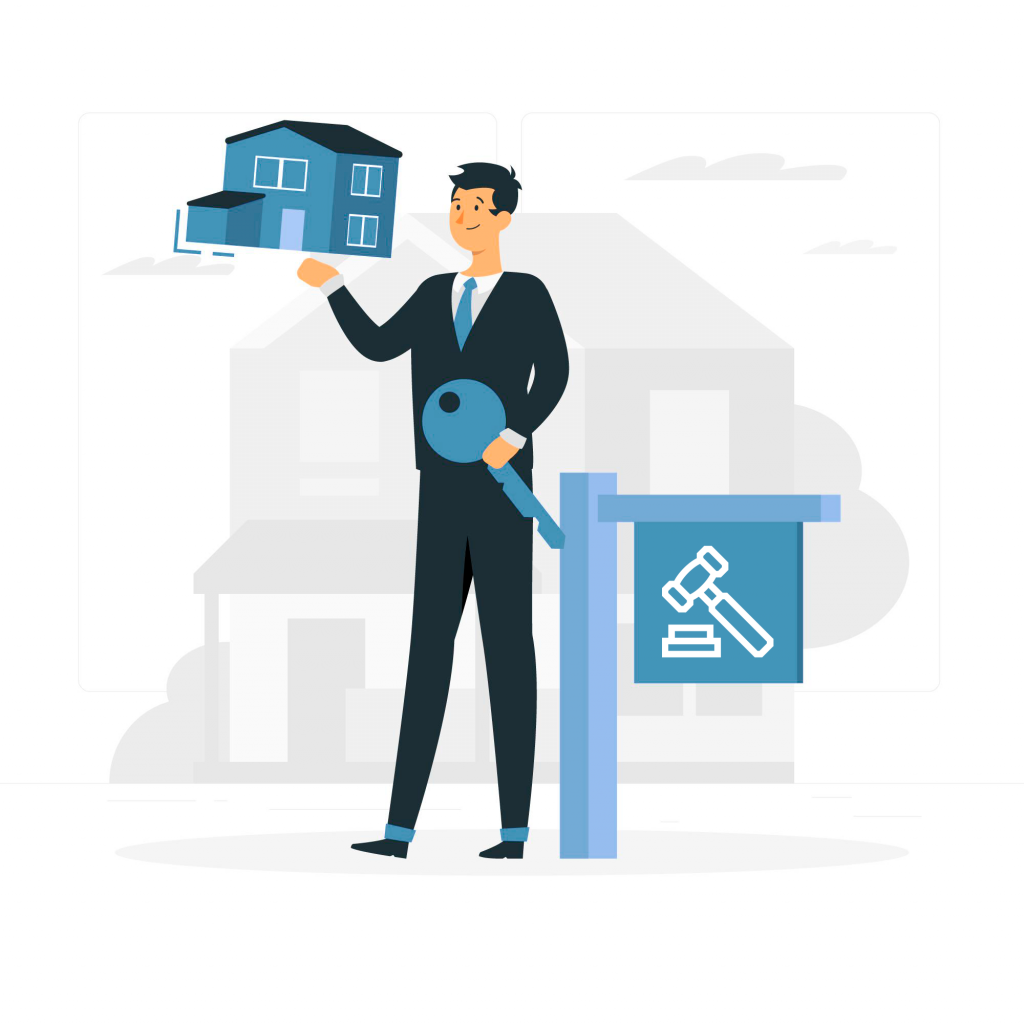 Property auctioneer valuing tenanted rental property for sale in South Wales