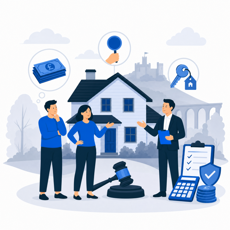 The Property Auction House explaining auction finance for buyers in Wales